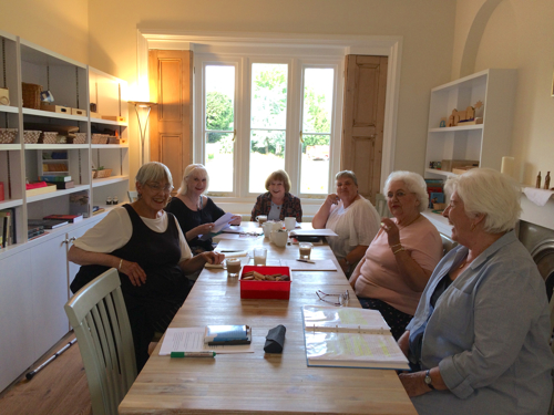 Photo of The Richmond Charities Autobiography Group sharing memories and experiences